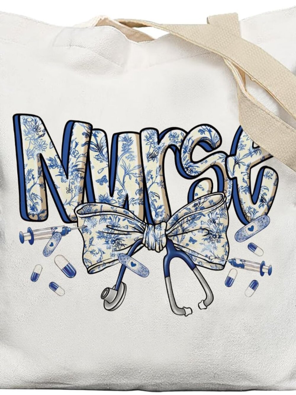 Nurse Tote Bag, Nursing Canvas Tote Bags for Women, Nurses Week Day Appreciation
